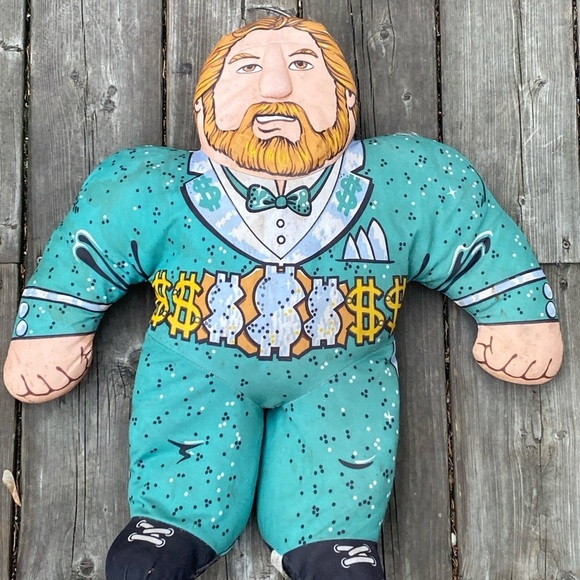 Vintage 1990s WWF WWE Wrestling Toys Bundle - Sealed CM Punk, Stuffie & More - Picture 3 of 10